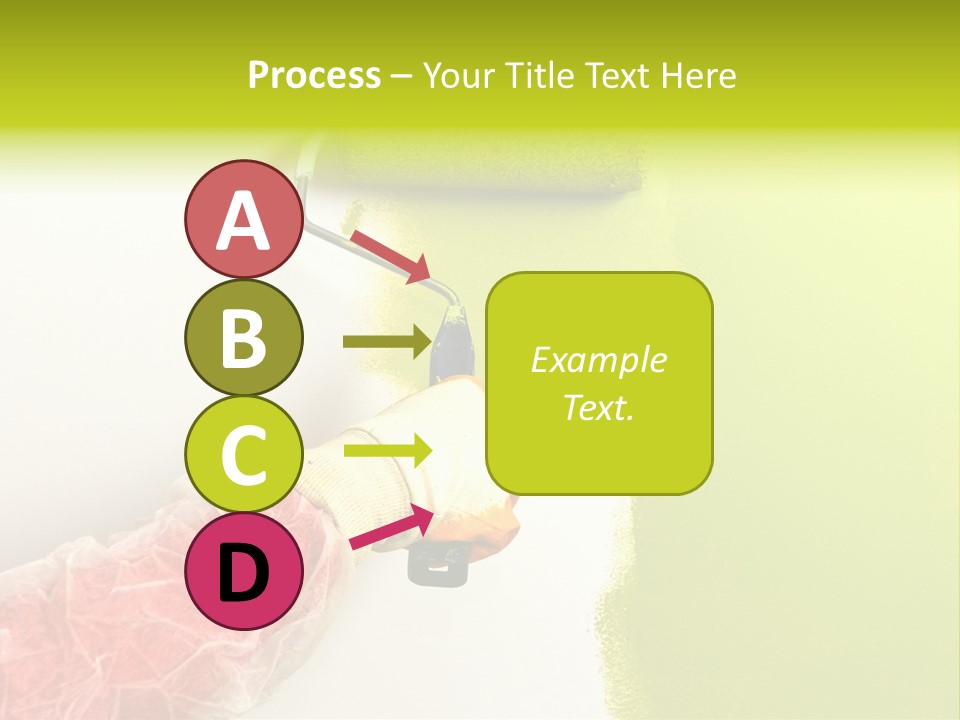 Paint Wall Roller PowerPoint Template