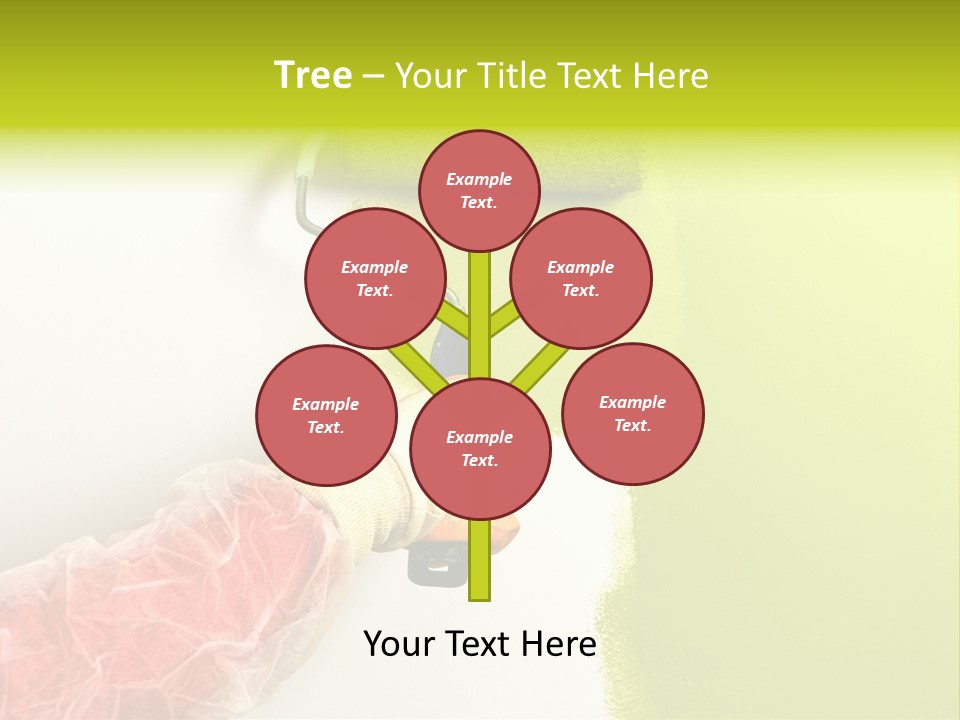 Paint Wall Roller PowerPoint Template