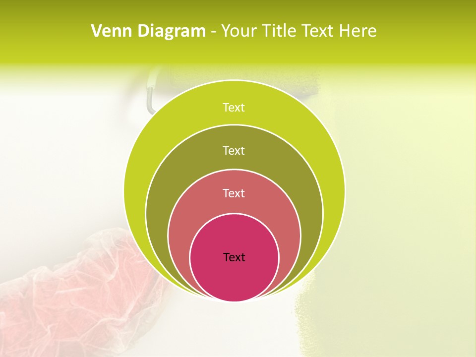 Paint Wall Roller PowerPoint Template