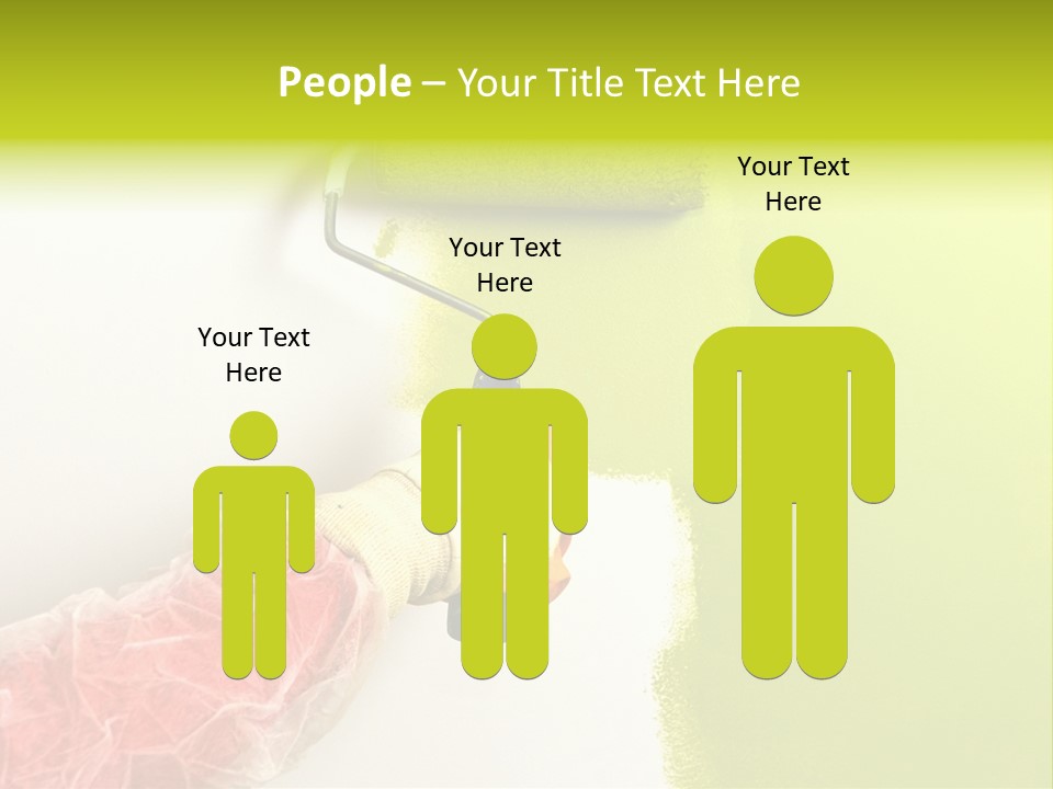 Paint Wall Roller PowerPoint Template