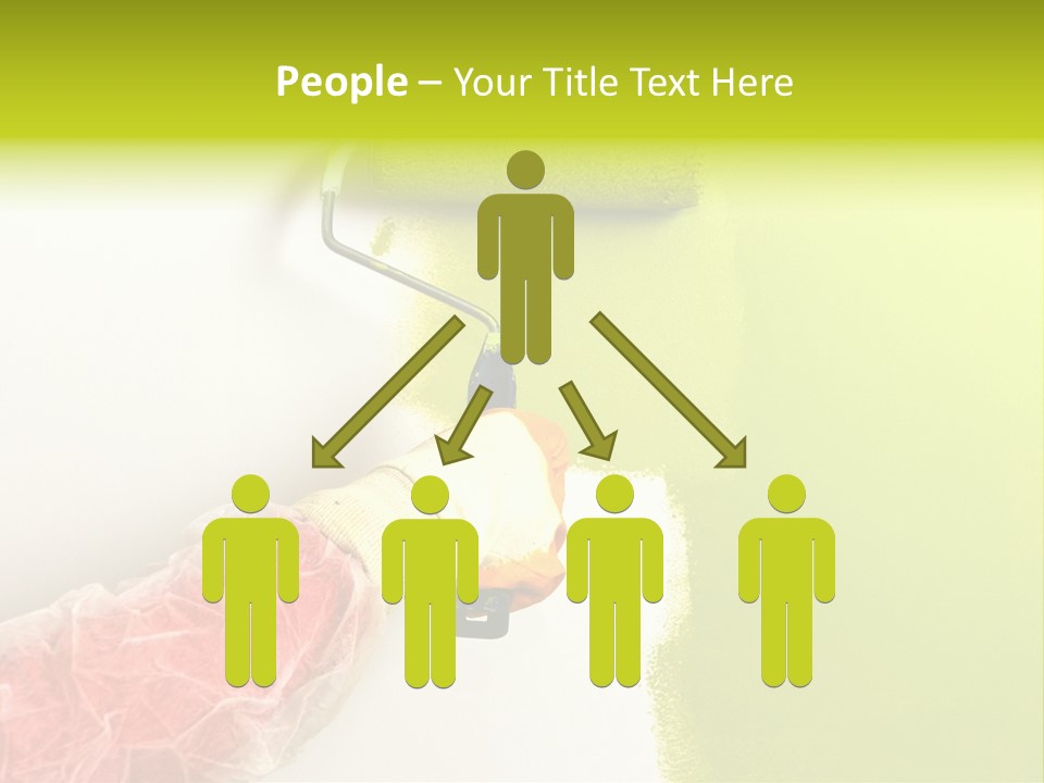 Paint Wall Roller PowerPoint Template