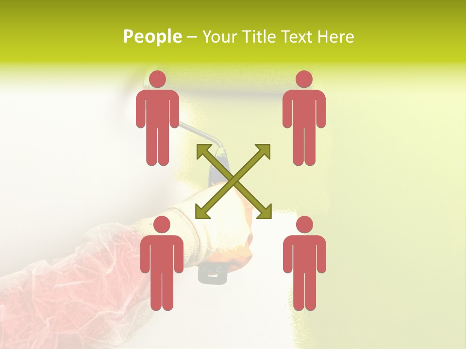 Paint Wall Roller PowerPoint Template