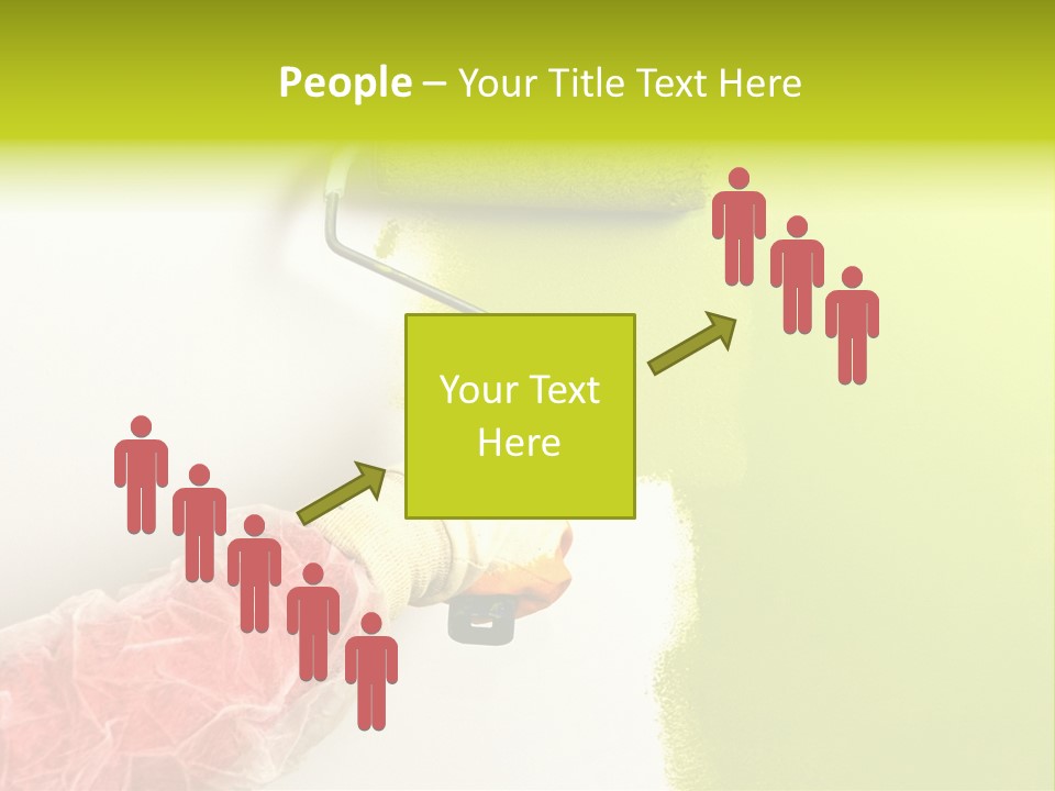 Paint Wall Roller PowerPoint Template
