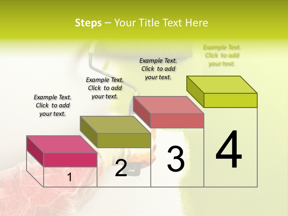 Paint Wall Roller PowerPoint Template