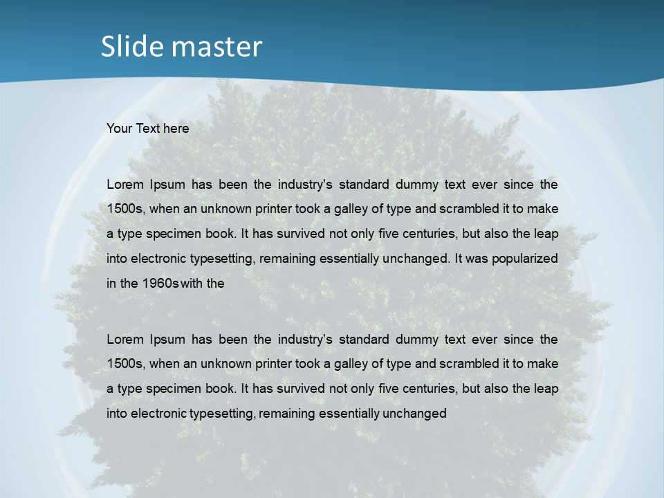 Tufty Grow Planet PowerPoint Template