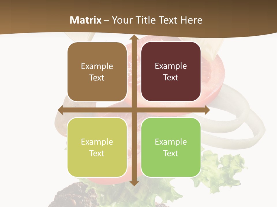 Onion Mustard Meal PowerPoint Template