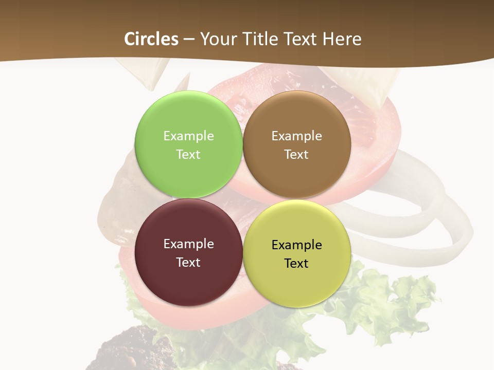 Onion Mustard Meal PowerPoint Template