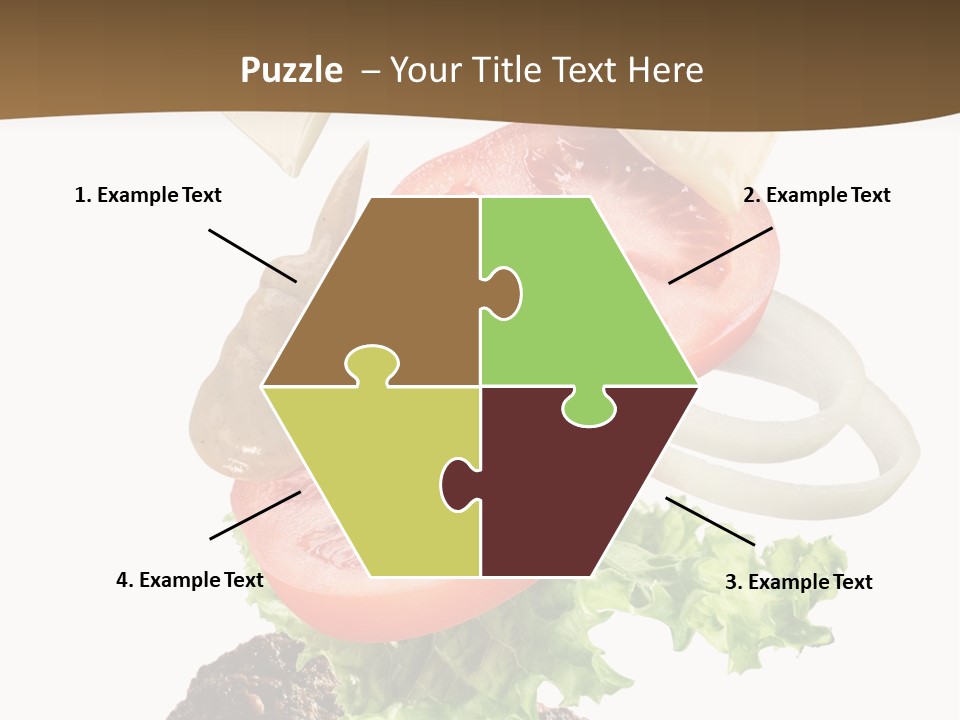 Onion Mustard Meal PowerPoint Template