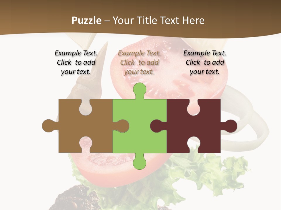 Onion Mustard Meal PowerPoint Template