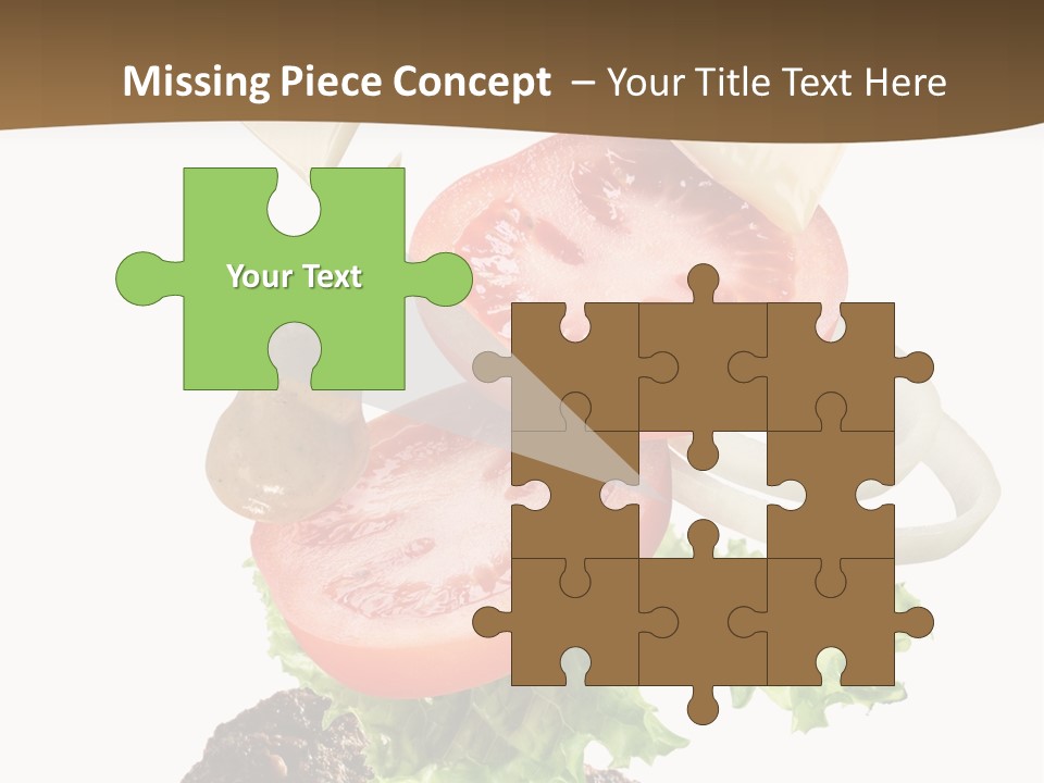 Onion Mustard Meal PowerPoint Template