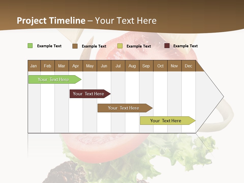 Onion Mustard Meal PowerPoint Template