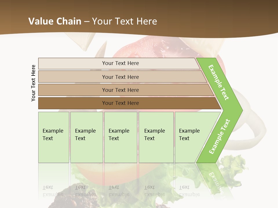 Onion Mustard Meal PowerPoint Template