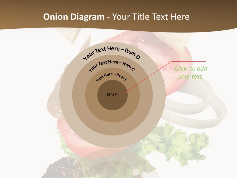 Onion Mustard Meal PowerPoint Template