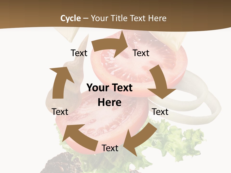 Onion Mustard Meal PowerPoint Template