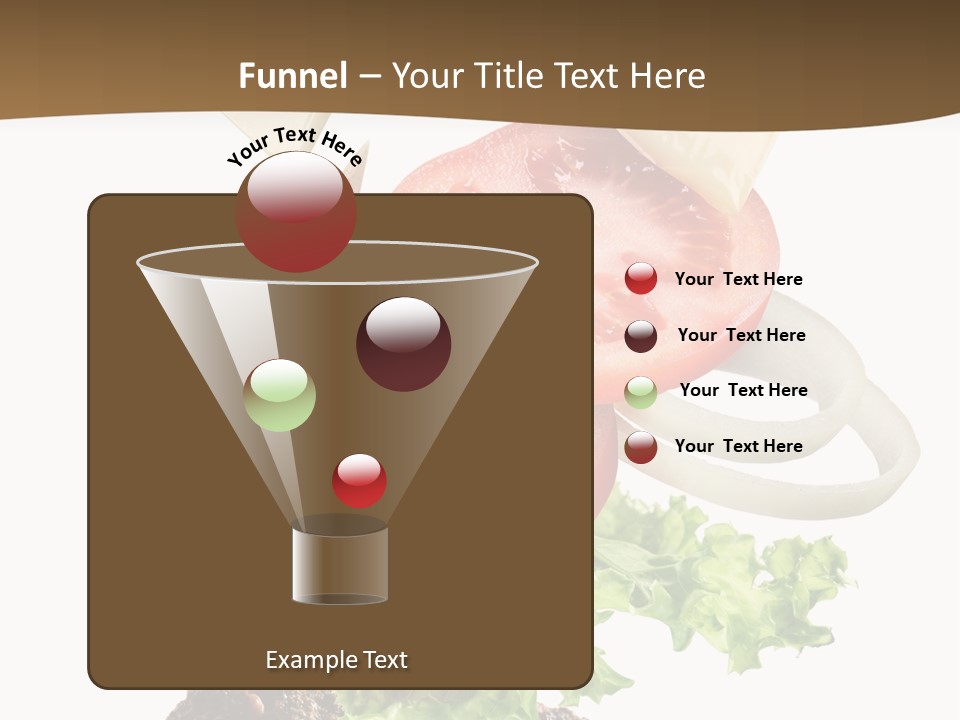 Onion Mustard Meal PowerPoint Template