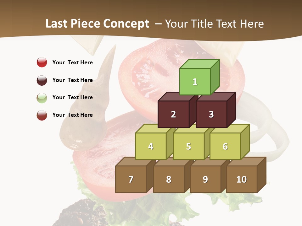 Onion Mustard Meal PowerPoint Template