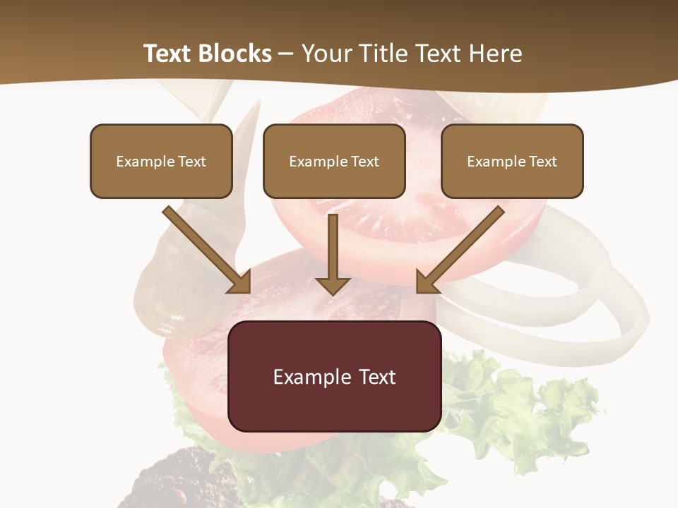 Onion Mustard Meal PowerPoint Template