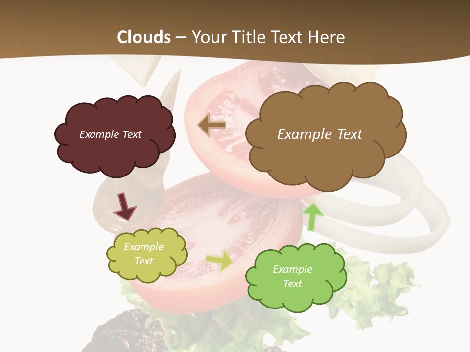 Onion Mustard Meal PowerPoint Template