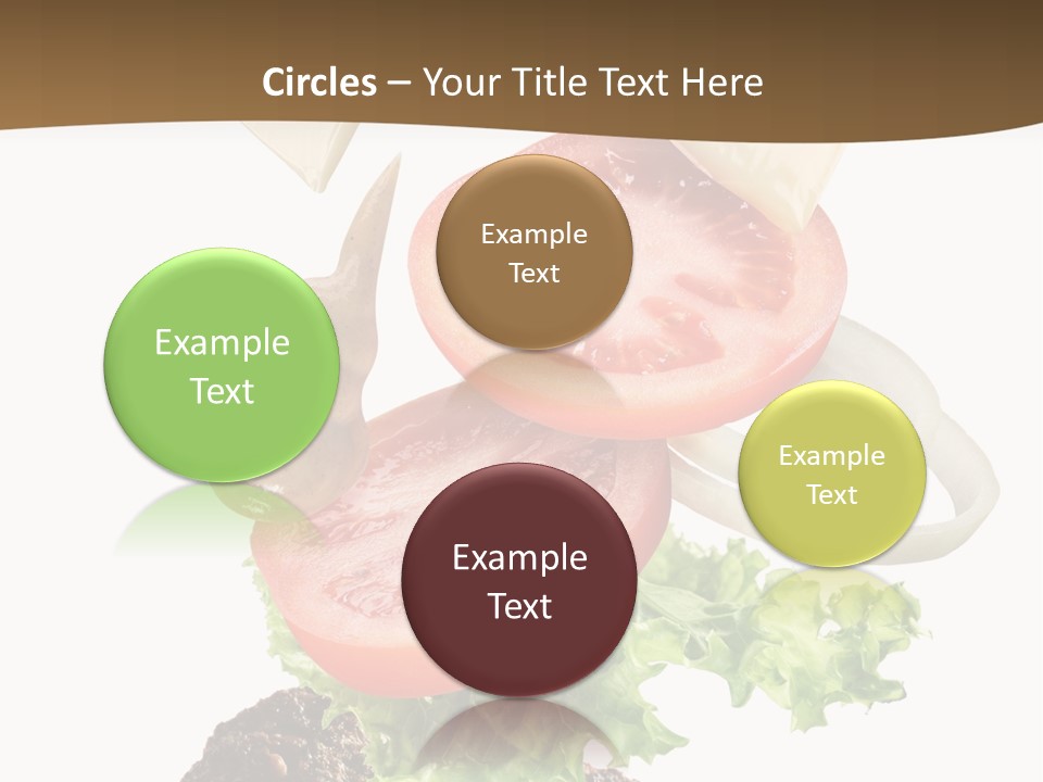 Onion Mustard Meal PowerPoint Template
