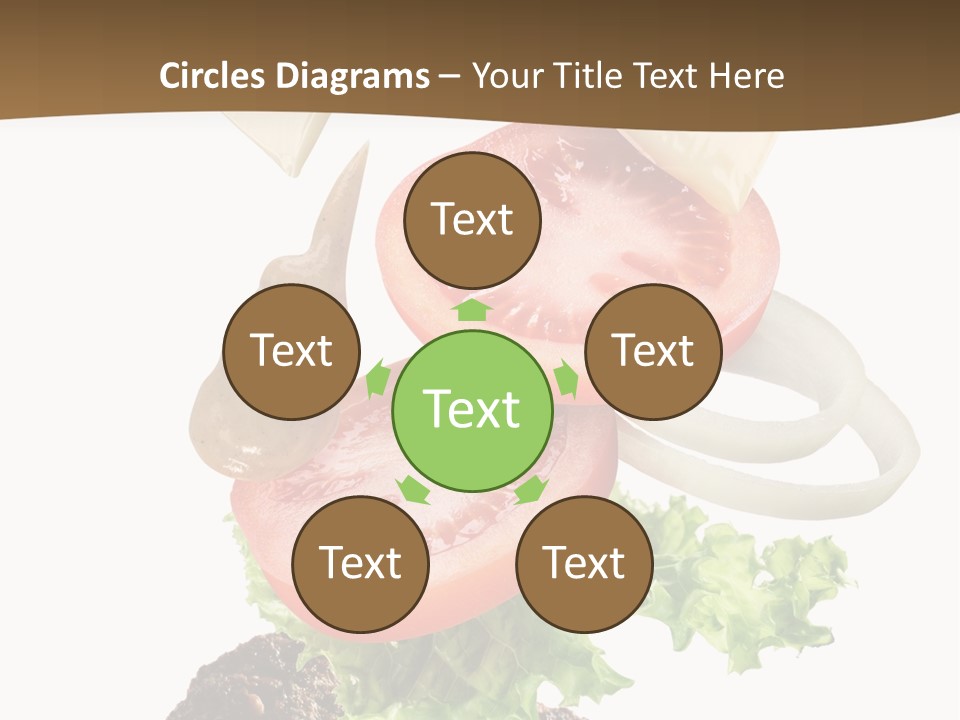 Onion Mustard Meal PowerPoint Template