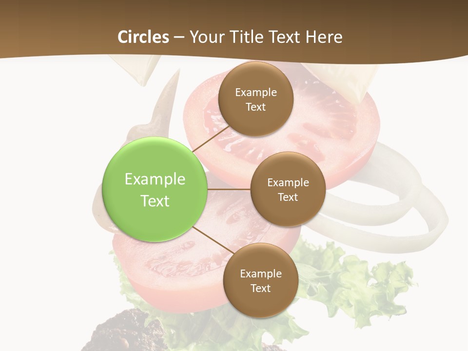 Onion Mustard Meal PowerPoint Template