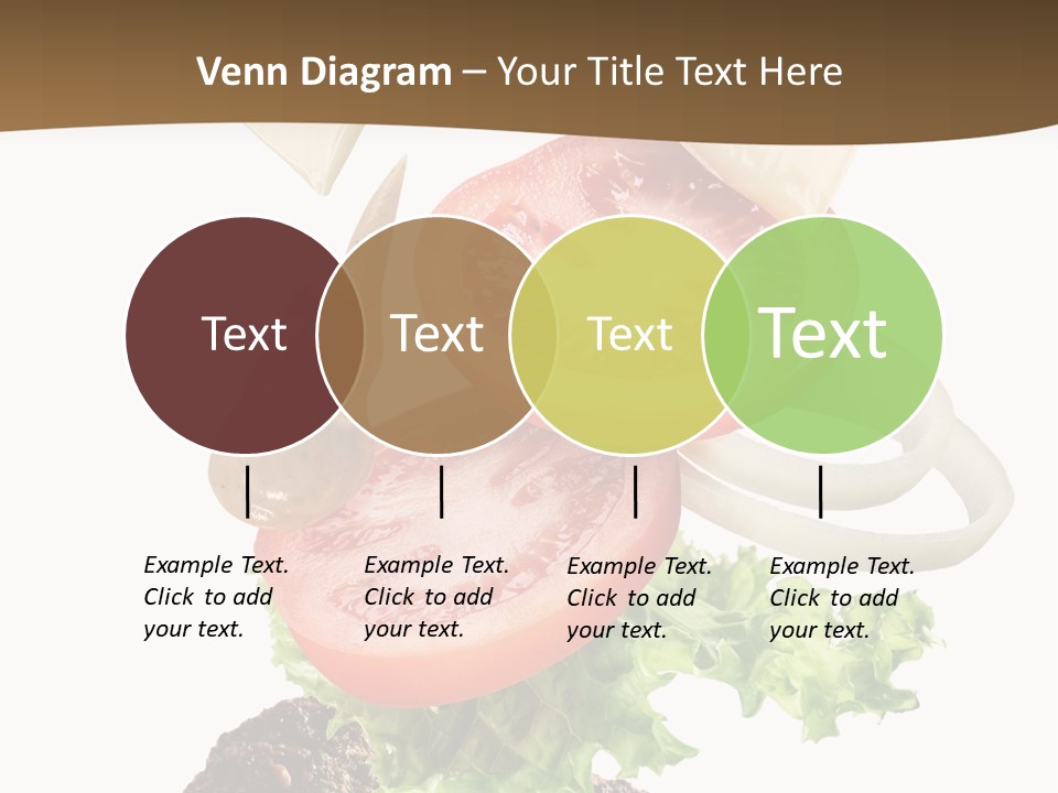 Onion Mustard Meal PowerPoint Template