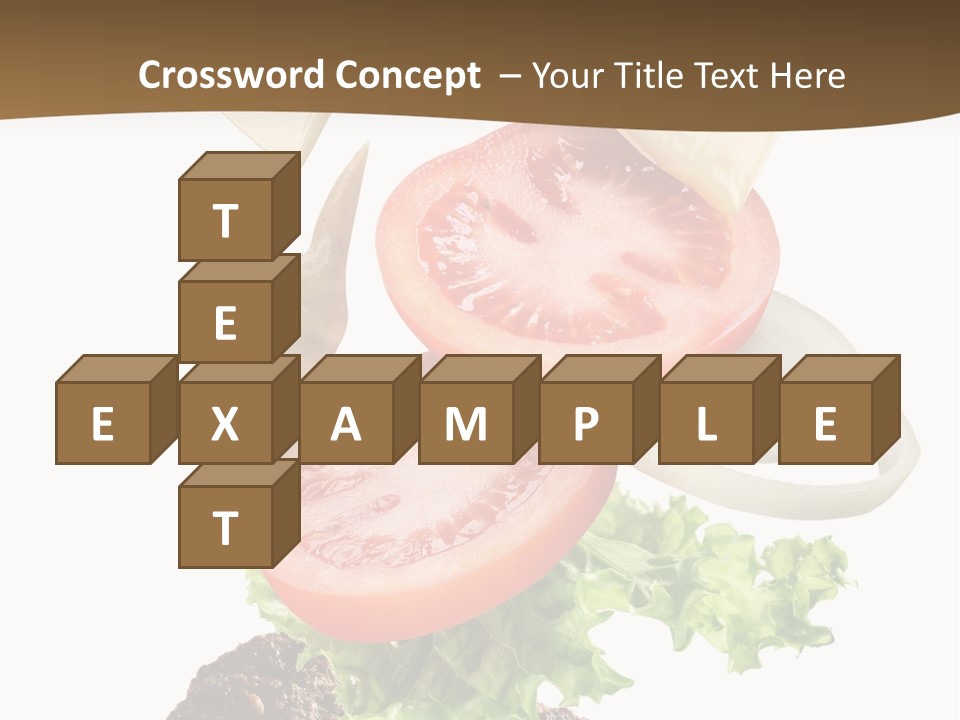 Onion Mustard Meal PowerPoint Template