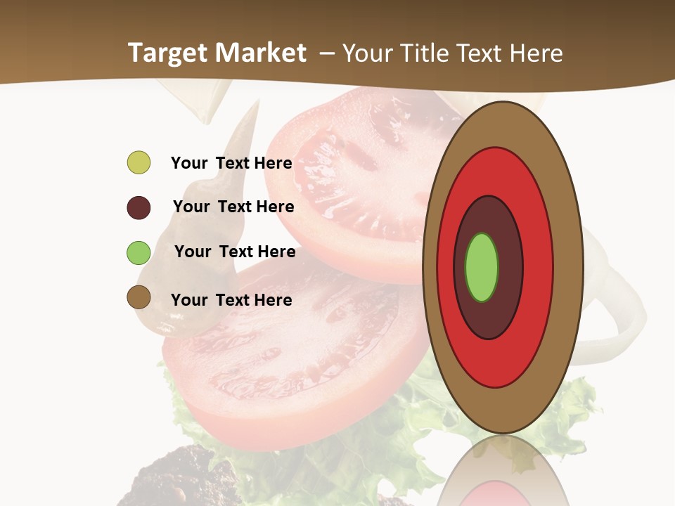 Onion Mustard Meal PowerPoint Template