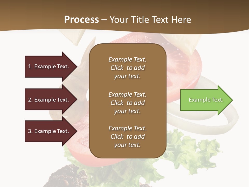 Onion Mustard Meal PowerPoint Template