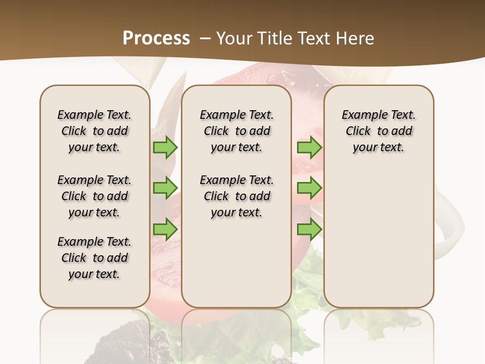 Onion Mustard Meal PowerPoint Template