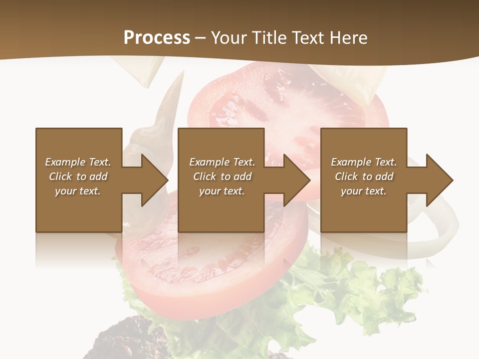 Onion Mustard Meal PowerPoint Template
