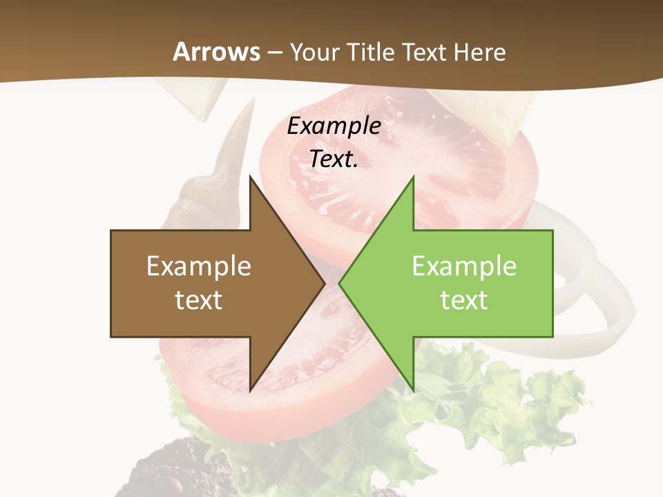 Onion Mustard Meal PowerPoint Template