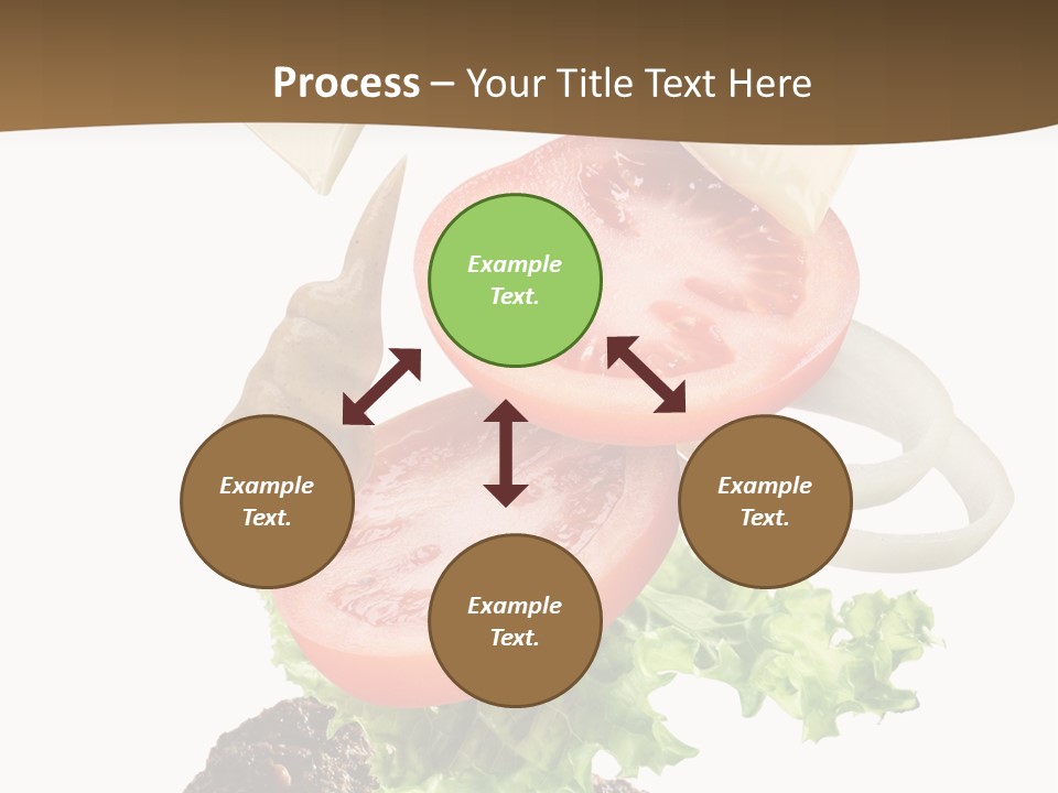 Onion Mustard Meal PowerPoint Template