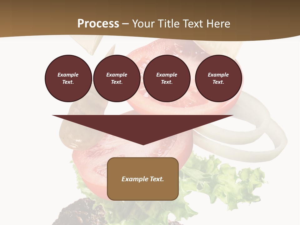 Onion Mustard Meal PowerPoint Template