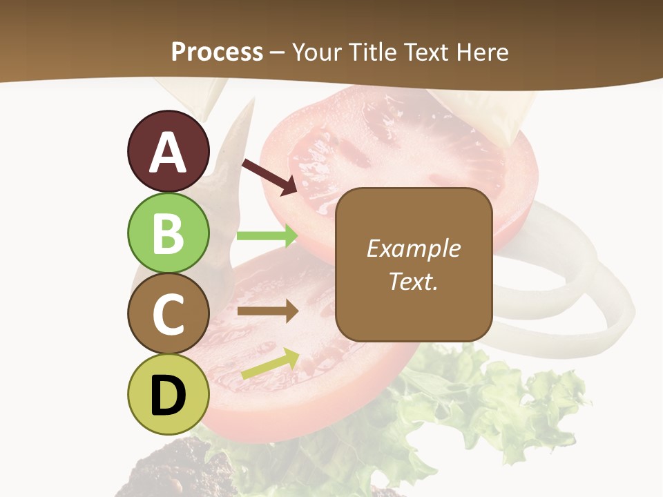 Onion Mustard Meal PowerPoint Template