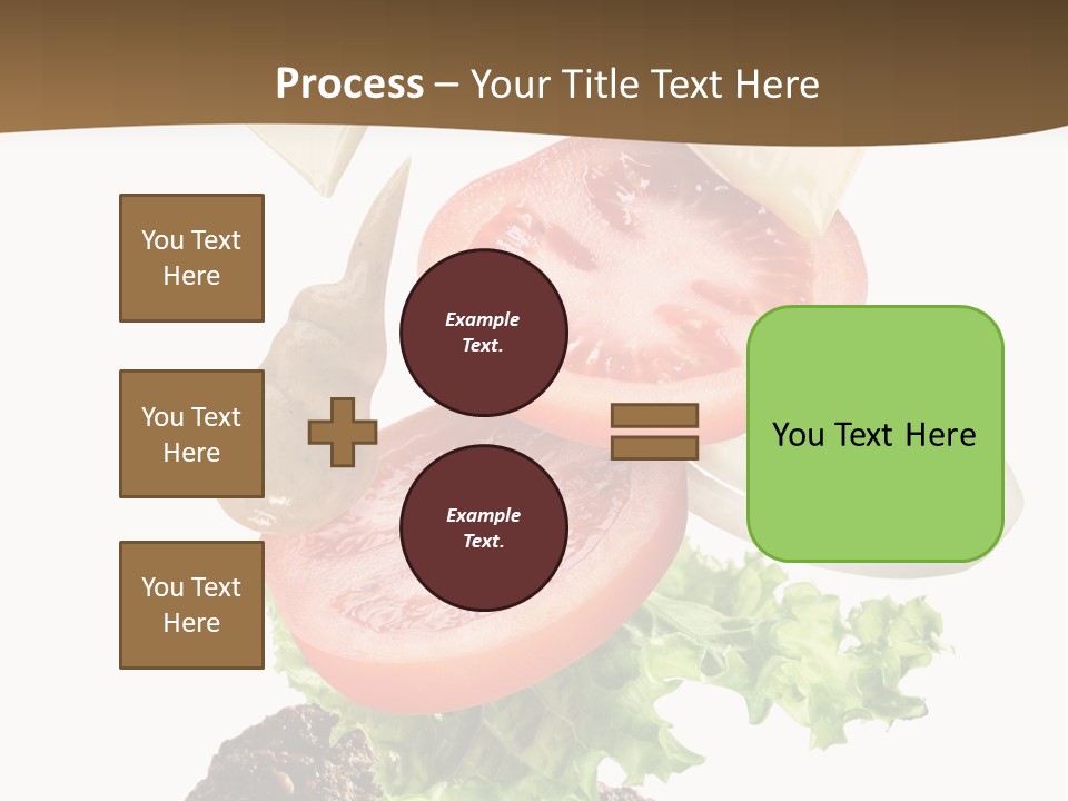 Onion Mustard Meal PowerPoint Template