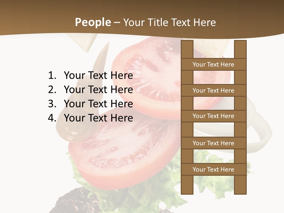 Onion Mustard Meal PowerPoint Template