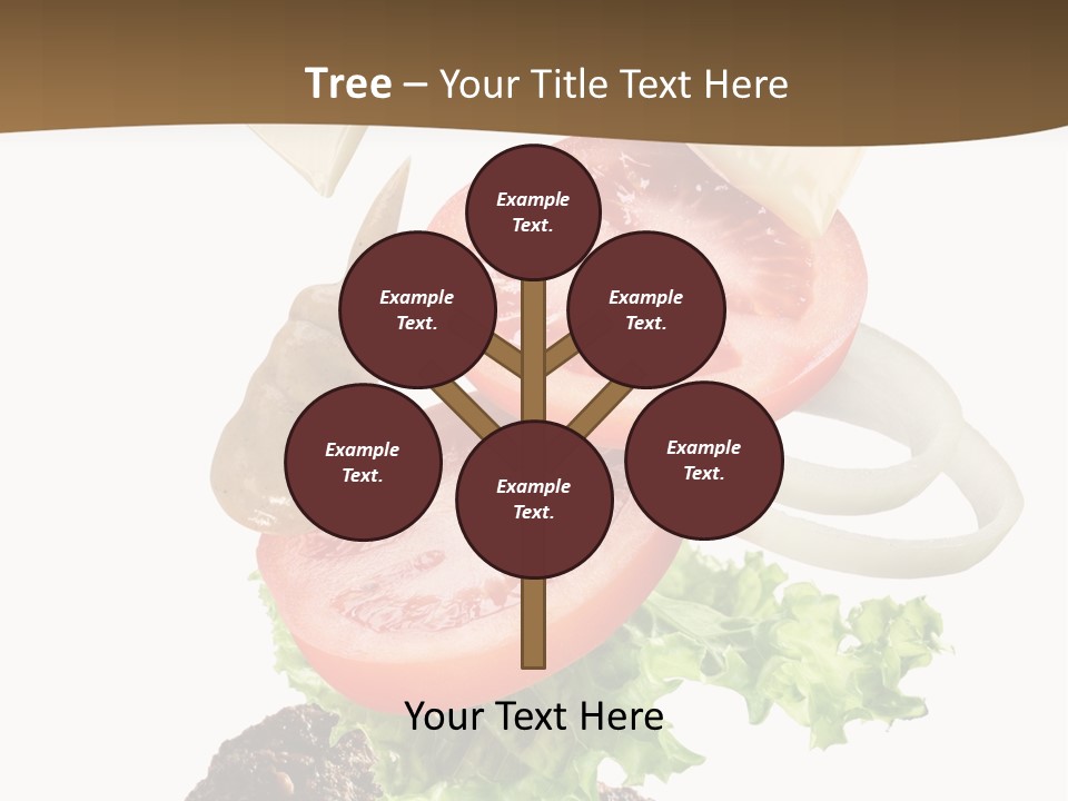 Onion Mustard Meal PowerPoint Template