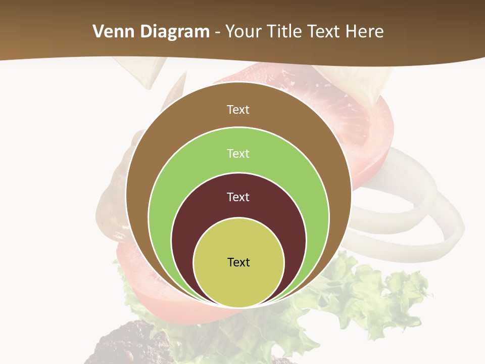 Onion Mustard Meal PowerPoint Template