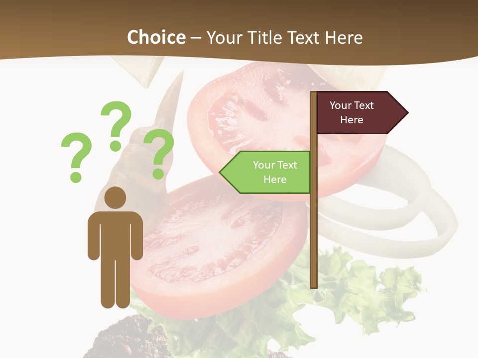 Onion Mustard Meal PowerPoint Template