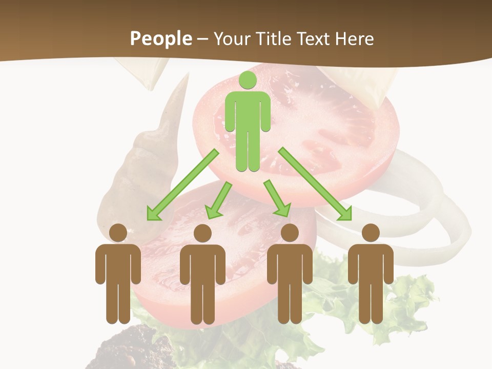 Onion Mustard Meal PowerPoint Template