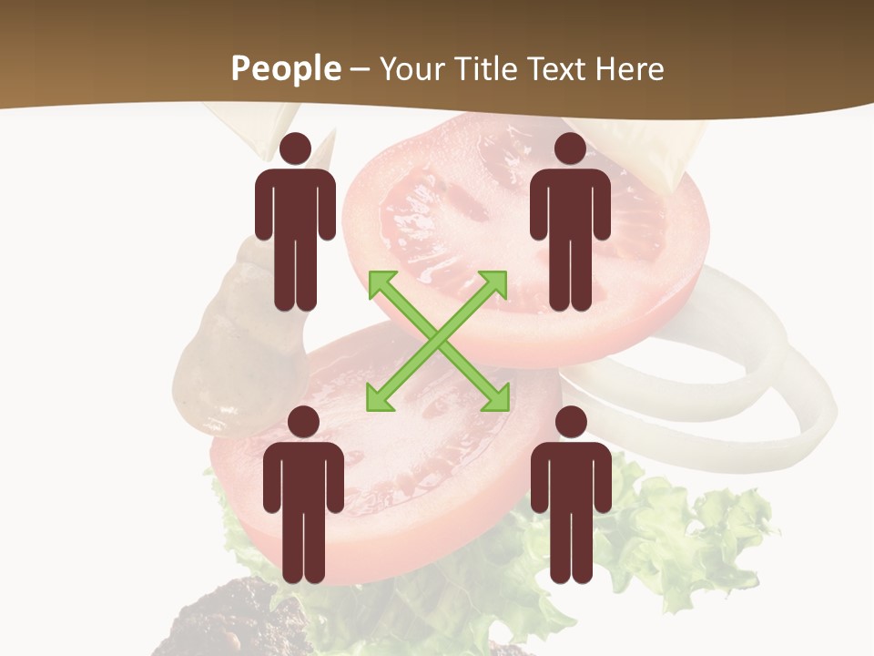 Onion Mustard Meal PowerPoint Template