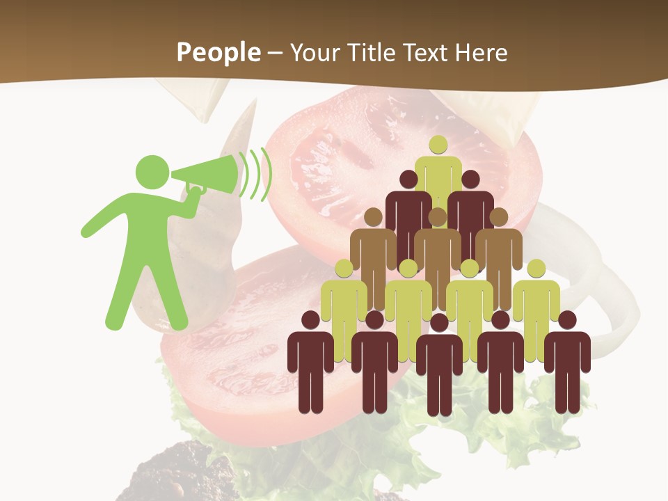 Onion Mustard Meal PowerPoint Template