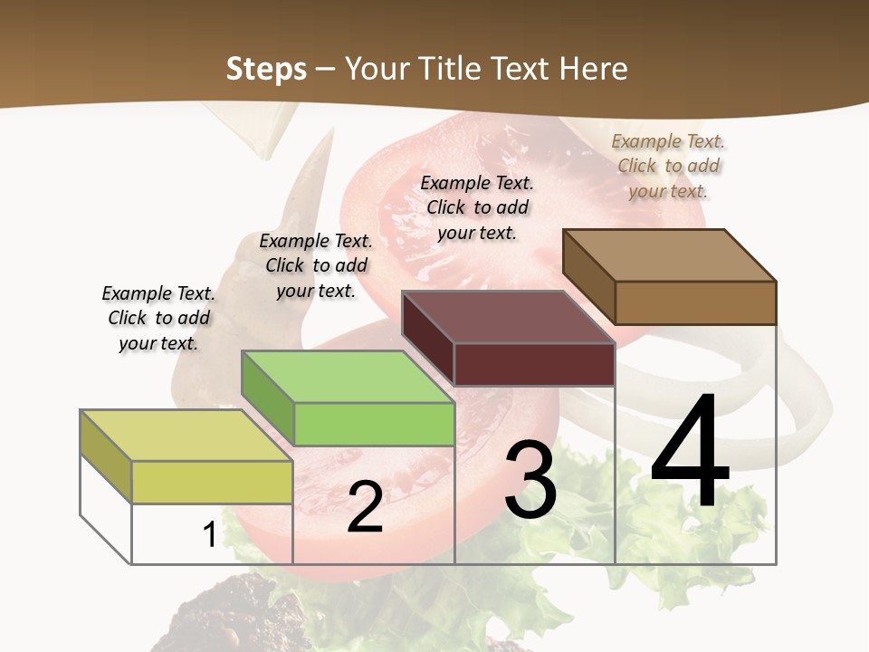 Onion Mustard Meal PowerPoint Template