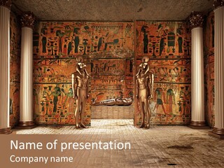 Ancient Egyptian Entertainment PowerPoint Template