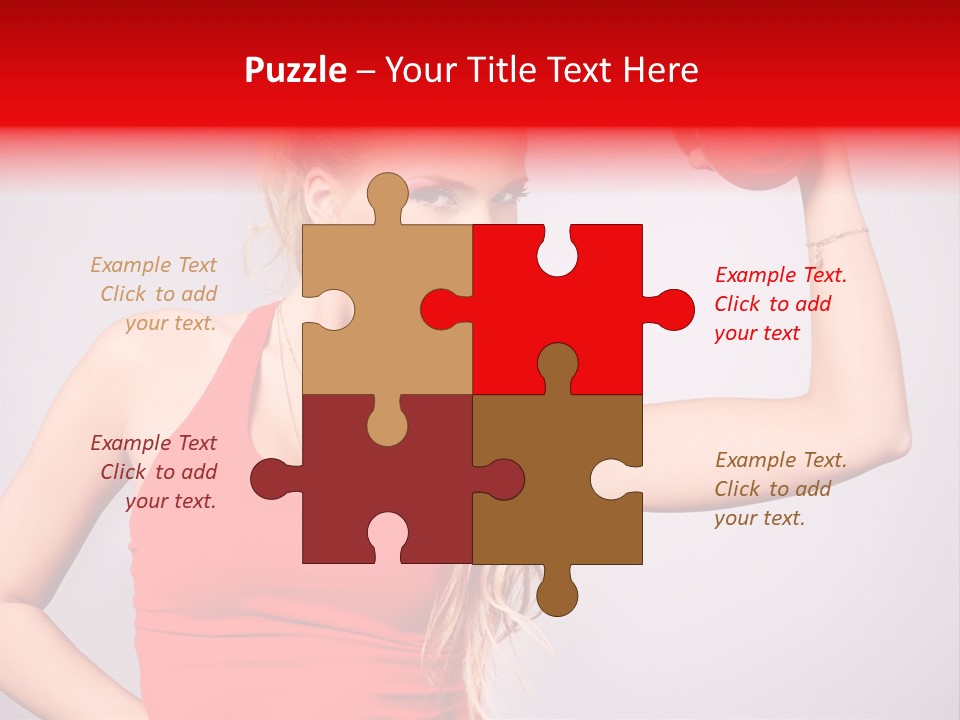 Ladies Fitness PowerPoint Template