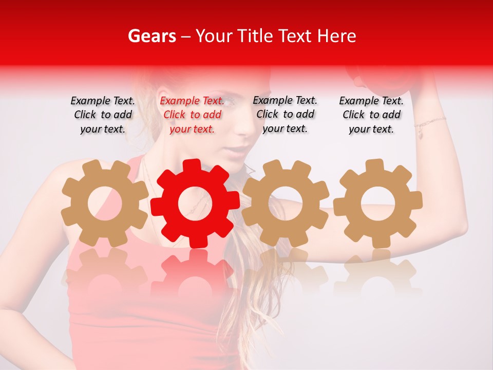 Ladies Fitness PowerPoint Template