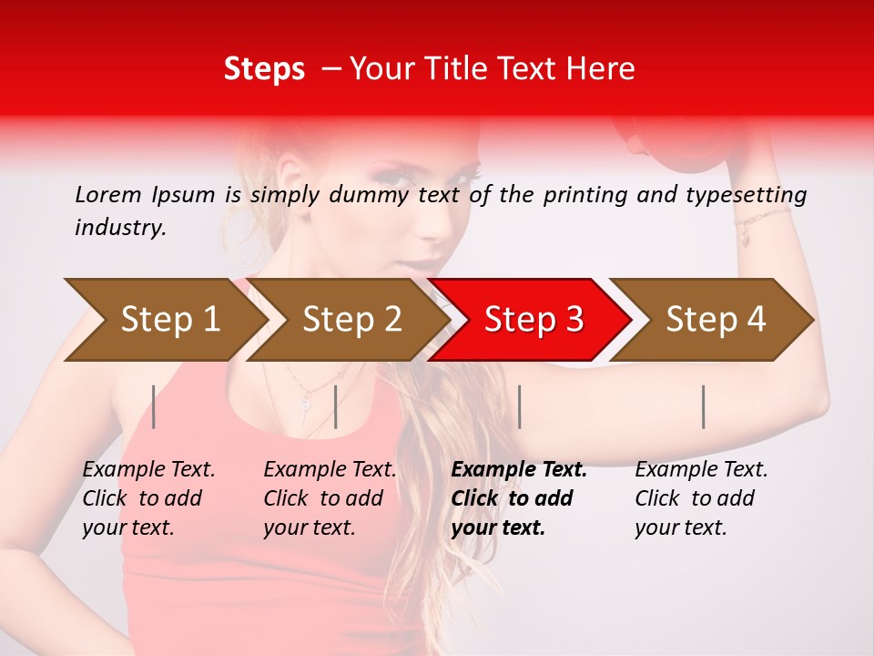 Ladies Fitness PowerPoint Template