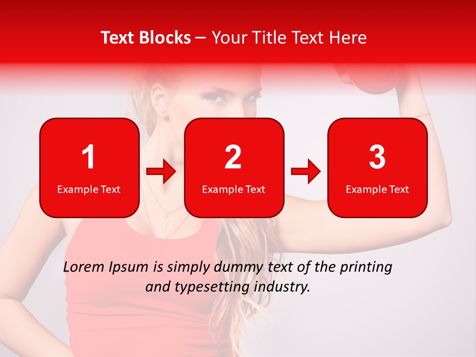 Ladies Fitness PowerPoint Template