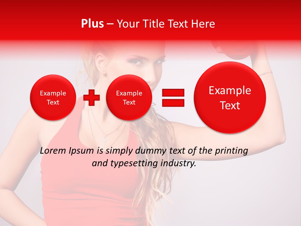 Ladies Fitness PowerPoint Template